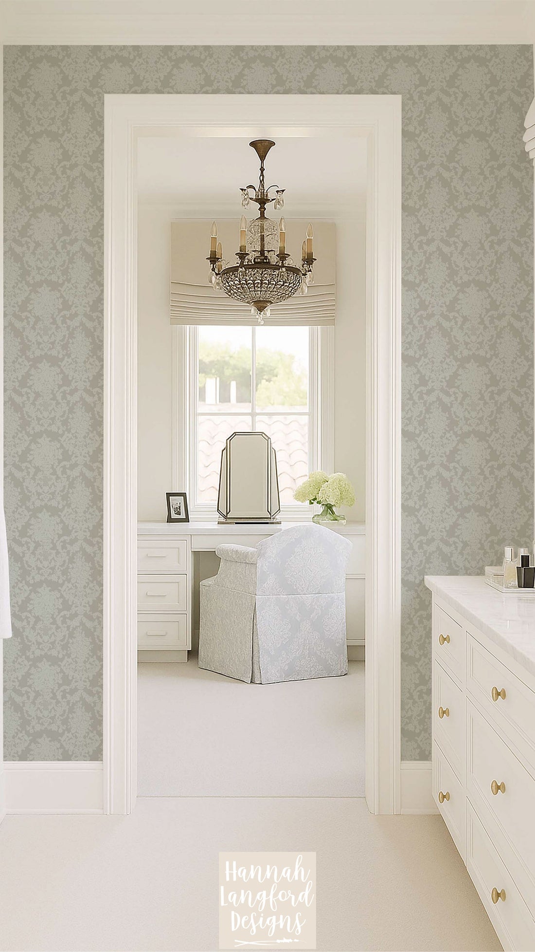 From Pioneer Walls to Modern Damask Wallpaper: How History Inspires My Designs